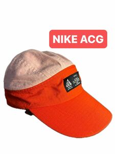 ナイキ ACG テイルウィンド キャップ 赤 アウトドア ランニング フリーサイズ