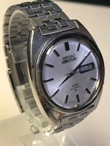 整理② 完動 SEIKO【セイコー５ ACTUS SS 23石 シルバー ダイヤル 6106-8420】AUTOMATIC_画像3