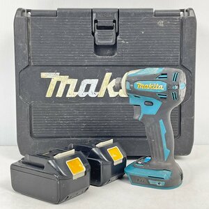 makita マキタ インパクトドライバ TD172 18V 青 +バッテリ(他社)2点+ケース [F6491]