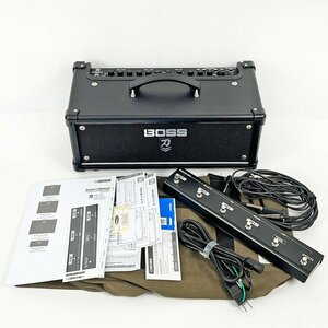 美品 BOSS ボス KATANA HEAD MkII ヘッドアンプ + フットスイッチGA-FC付◆動作確認済み [N7226]