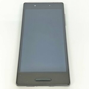 ジャンク品 SIMフリー Qua Phone au/京セラ KYV42 ブラック 判定○ [C5526]