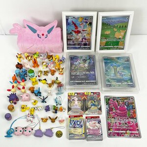 ポケモン ミニフィギュア ストラップ グッズ カード等 まとめ売りセット◆モンコレ/ポケカ exスタートデッキ超 雷 ミライドン [R13092]