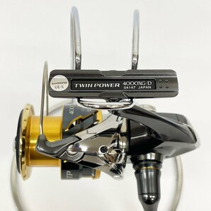 Shimano シマノ 20 TWIN POWER ツインパワー 4000XG スピニングリール◆ハンドルノブGOMEXUSに交換 [R13122]の画像3