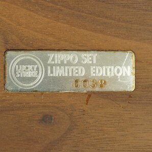 ZIPPO ジッポ LUCKY STRIKE ラッキーストライク ZIPPO SET LIMITED EDTION 1998年 [F6404]の画像2