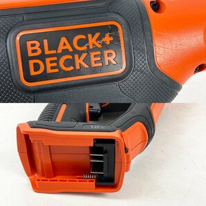 訳あり品 BLACK+DECKER ブラック&デッカー 18Vコードレス ナイロントリマー STC1820EPC◆バッテリー不良 動作未確認 [R13118]の画像6