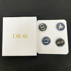 未使用品 Dior ディオール BEAUTE ピンバッチ 4個 1セット ノベルティ [C5569]