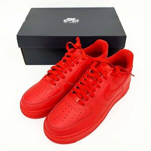 美品 NIKE ナイキ 28.0cm AIR FORCE 1 エアフォース1 07 LV8 1 スニーカー レッド CW6999 600 メンズ [U12618]