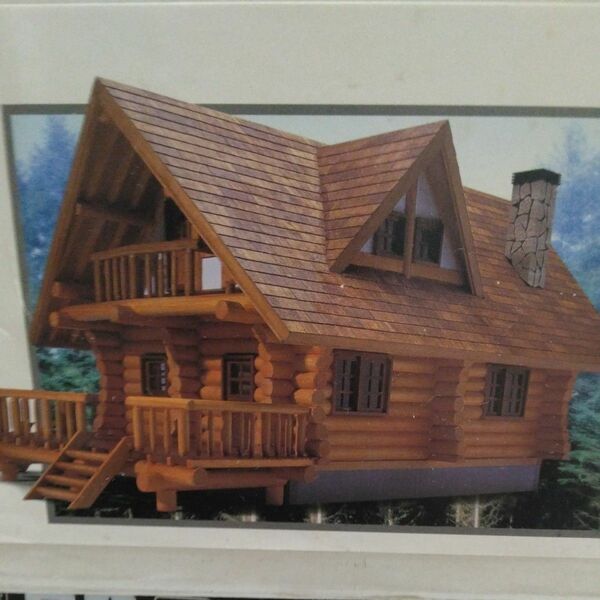 木製建築模型　1/24　ログハウス　キット