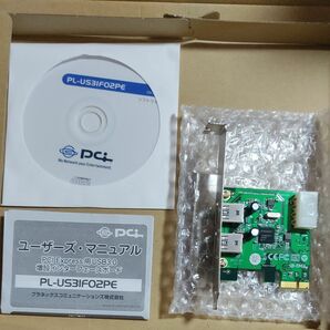 PL-US3IF02PE USB3.0 PLANEX (分類：インターフェイスカード) PCI
