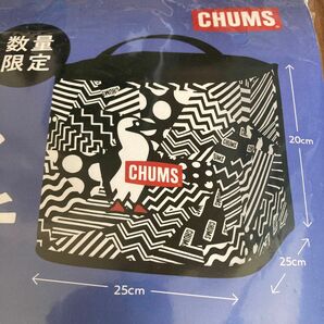 アサヒ　CHUMS スクエアボックス　ポーチ