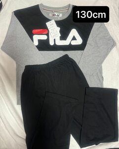 FILA 130cm 上下セット ルームウェア 長袖 ジャージ セットアップ