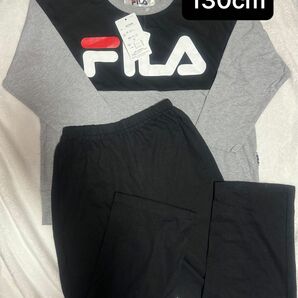 FILA 130cm 上下セット ルームウェア 長袖 ジャージ セットアップ