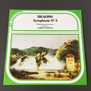 [i45]/ 仏盤 LP /『ブラームス：交響曲第3番 / カンテッリ / Brahms:Symphonie No.3 / Cantelli』/ TRI 33200