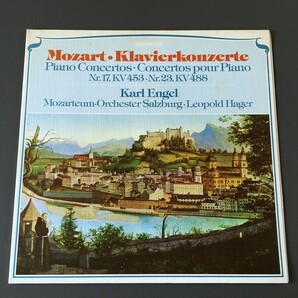 [i40]/ 独盤 LP /『モーツァルト：ピアノ協奏曲第17、23番 / エンゲル、ハーガー / Mozart, Engel, Hager』/ 6.41888 AWの画像1