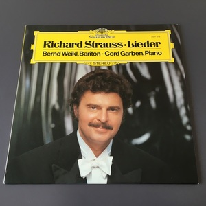 [j42]/ 独盤 LP /『R.シュトラウス 歌曲集 ベルント ヴァイクル コード ガーベン R.Strauss Lieder Bernd Weikl Cord Garben』/ 2531 076