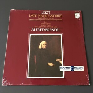 [d60]/ 蘭盤 LP /『リスト 後期ピアノ作品集 ブレンデル Liszt Late Piano Works Alfred Brendel』/ 9500 775