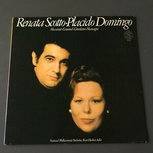 [j07]/独盤 LP/『レナータ・スコット プラシド・ドミンゴ / ロマンティック・オペラ・デュエット集 Renata Scotto Placido Domingo』/76732