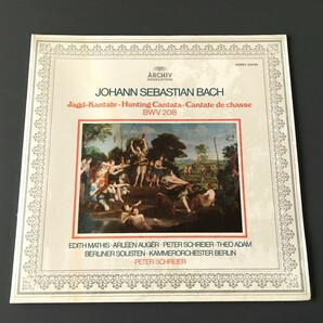 [j12]/ 西独盤 LP /『バッハ 狩のカンタータ BWV208 シュライアー Bach Schreier』/ 2533 364の画像1