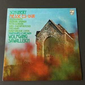 [j35]/ 美品 蘭盤 LP /『シューベルト ミサ曲 / サヴァリッシュ / Schubert Messe Schubert / Sawallisch』/ 6500 330