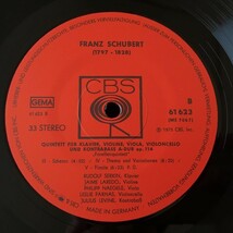 [k33]/ 米盤 LP /『シューベルト ピアノ五重奏曲 ます 鱒 / ゼルキン / Schubert Serkin』/ 61 623_画像5