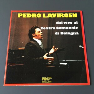 [k28]/ 伊盤 LP /『ペドロ・ラビルヘン / PEDRO LAVIRGEN / dal vivo al Teatro Comunale di Bologna』/ GB2