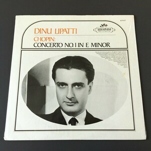 [k47]/ 米盤 LP /『ディヌ・リパッティ / ショパン ピアノ協奏曲第1番 / Dinu Lipatti / Chopin Concerto No.1 In E Minor』/ M-60007