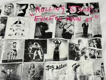 【送料無料】80s Vintage T-shirt / The Rolling stones 『Exile on Main Street』 1989 Tour Promo / HANDTEX製 Made in USA［size : L］_画像7