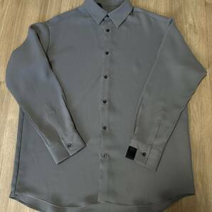 美品N.HOOLYWOOD HOODIE COMPILE SHIRT GREY 40長袖シャツ エヌハリウッド 尾花大輔 2234-SH02-020pegの画像1