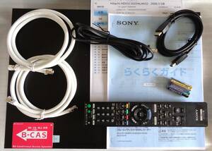 SONY BD/DVDレコ-ダ-BDZ-RX105,美品すぐ使える,2ch同時録画,新品日立2TBHDD換装・録画500時間に倍増,録画ダビング再生快調　　　　　　　　