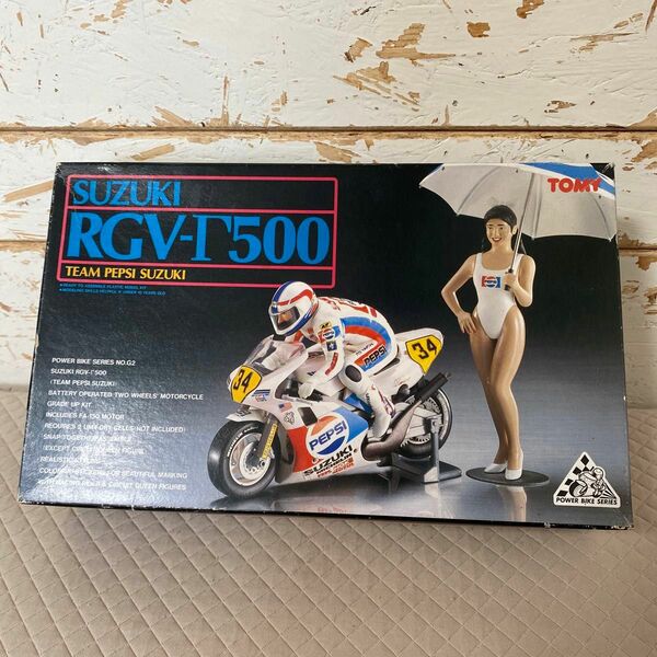 未組立品◆TOMY SUZUKI RGV-Γ500 PEPSI プラモデル