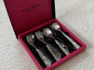 * new goods [FAUCHON/foshon] coffee spoon &hime Fork 4pcs( made in Japan )*