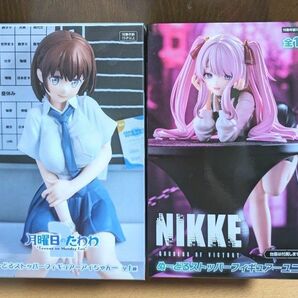 勝利の女神：NIKKE ニケ ぬーどるストッパーフィギュアーユニー & 月曜日のたわわ -アイちゃん- フィギュア　2点セット