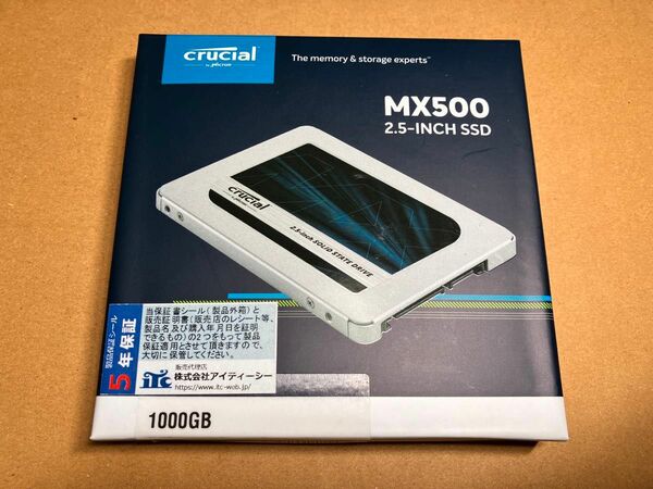 Crucial 1TB SSD SATA 2.5インチ 内蔵