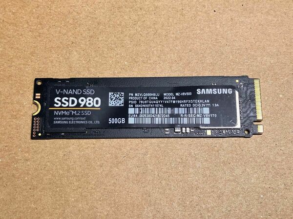 サムスン 500GB SSD