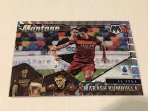 2020-21 Panini Mosaic Serie A Soccer Marash Kumbulla Serie A Montage Set White Parallel 23/25 マラシュ・クンブラ ASローマ