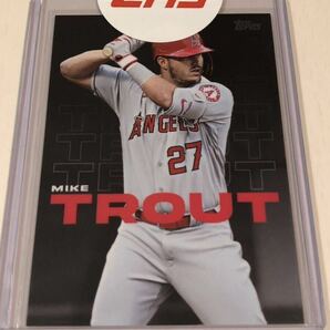 2020 Topps Cyber Weekend Trading Card Mike Trout CW-4 マイク・トラウト ロサンゼルス・エンゼルスの画像1