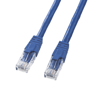 カテゴリ6UTPクロスケーブル 30m ブルー ギガビットイーサネット完全対応 LANケーブル サンワサプライ KB-T6L-30BLCK 新品 送料無料