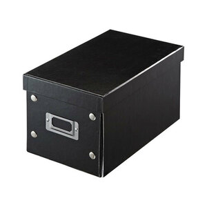  assembly type CD BOX black W165mm snap-button . stop . only. simple assembly Sanwa Supply FCD-MT3BKN free shipping new goods 