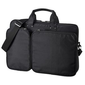  impact absorption PC case 15.6 -inch wide correspondence black shoulder belt attaching personal computer bag black Sanwa Supply BAG-P22BK free shipping new goods 