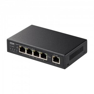 ギガビット対応PoEスイッチングハブ 5ポート IEEE802.3at PoE+対応 コンパクト LAN-GIGAPOE52 サンワサプライ 送料無料 新品