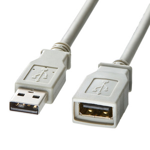 USB延長ケーブル 2m USB Aコネクタを持つケーブルの延長に KB-USB-E2K2 サンワサプライ 送料無料 新品