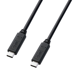 USB3.1 Type C Gen1 PD対応ケーブル ブラック 1m USB3.2 Gen1 USB3.1 Gen1/USB3.0 KU30-CCP310 サンワサプライ 送料無料 新品