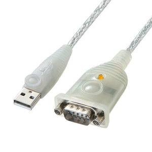 USB-RS232Cコンバーターケーブル D-sub9pin-USB変換 1m 最大921.6Kbps高速転送 USB-CVRS9HN-10 サンワサプライ 送料無料 新品