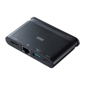 [Цена только для акций] USB Type-C Hub Type-C Port к порту LAN / HDMI Port 3 Ports USB3.1 USB-3TCH16BK SANWA Supply Бесплатная доставка