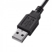 USBハブ付コンパクトキーボード USB2.0ハブを2ポート内蔵　フルキーボード SKB-KG2UH2BK サンワサプライ 送料無料 新品_画像8