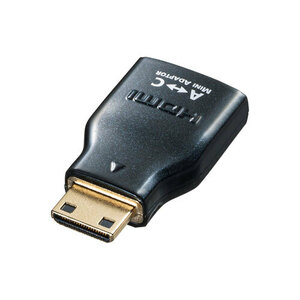HDMI変換アダプタ ミニHDMI HDMIオスコネクタをミニHDMIオスコネクタに変換するアダプタ サンワサプライ AD-HD07MK 送料無料 新品