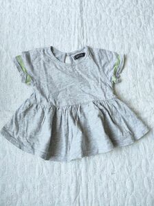 【フタフタ】80　 半袖 チュニック 子供服 女の子 カットソー トップス キッズ