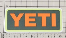 イエティ ロゴ ステッカー YETI LOGO STICKER C シール デカール クーラー タンブラー アウトドア チューン デコ カスタム ネコポス 新品_画像2