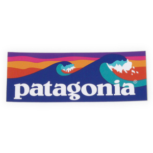 パタゴニア ステッカー ボードショーツ ロゴ PATAGONIA BOARD SHORT LOGO STICKER 波 ウェーブ サーフ シール デカール カスタム デコ 新品