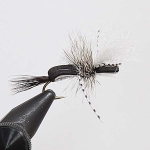 アンプカ ヒッピーストンパー シルバー 6本セット #10 UMPQUA FLY FISHING 針 釣 ドライ フライ テレストリアル アント ビートル 毛針